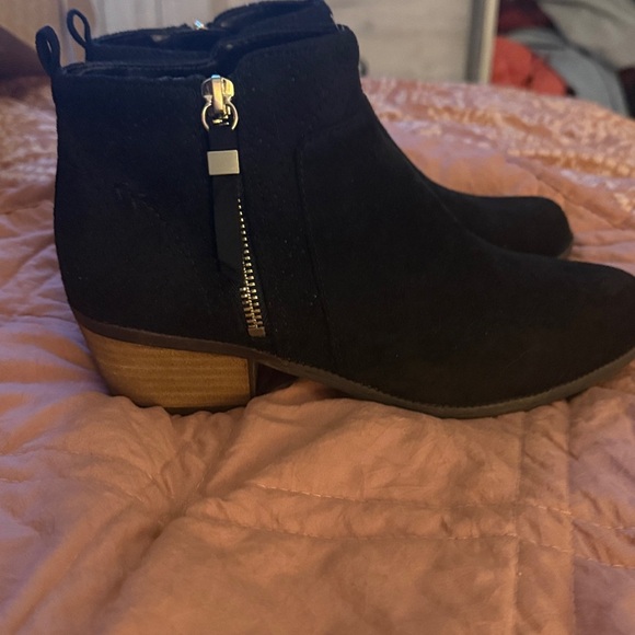 Dr. Scholl's Black Suede Ankle Boots - Picture 2 of 14